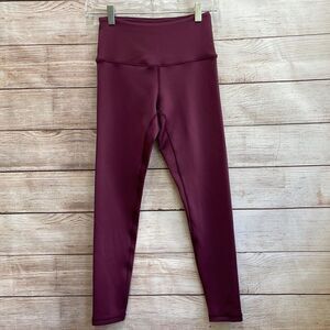 FEED ME FIGHT ME LEGGINGS IN WINE
